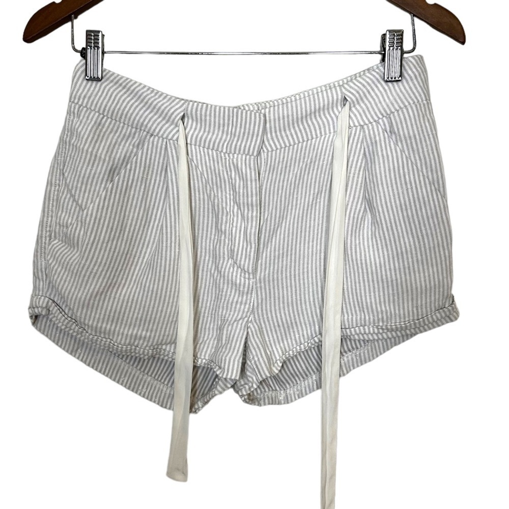 Aritzia Wilfred Free Allegra Linen Tie Waist Shorts - Picture 4 of 14
